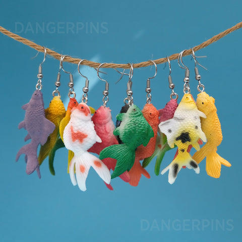 Fish Selection of 12 earrings