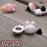 Bunny Treats 5 resin pin set