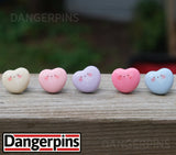 Simple Heart Smiles 5 resin pin set