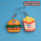 Chunky Burger & Fries earrings