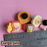 Junk Food 5 resin pin set