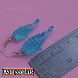 Nurse Whale Shark Fish earrings - cute kawaii