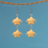 Winged Star Cascades earrings