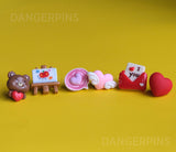 Love forever 6 resin pin set