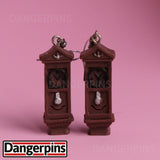 Grandfather Clock earrings