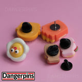 Junk Food 5 resin pin set