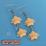 Winged Star Cascades earrings