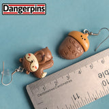 Squirrel & Acorn earrings