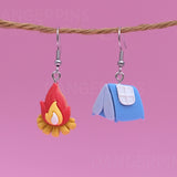 Let's Go Camping! earrings